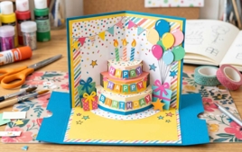 I Decorate a Card - Exploring creative techniques - 10doigts.fr
