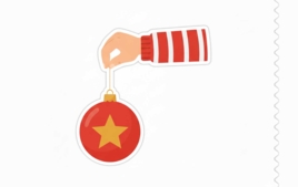 Bolas de Navidad DIY - Soportes de Navidad para decorar - 10doigts.fr