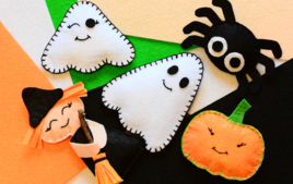 I Make Felt Monsters - Halloween Activities - 10doigts.fr