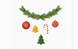 Guirnaldas y colgantes de Navidad - Soportes de Navidad para decorar - 10doigts.fr