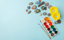 Pinto sobre piedras - Actividades creativas en familia - 10doigts.fr