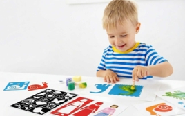 Plantillas para pintar: la herramienta ideal para aprender pintura - Pinceles y accesorios - 10doigts.fr