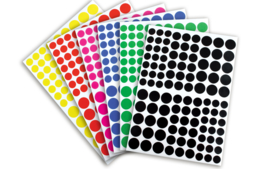 Round Stickers - Geometric Shape Stickers - 10doigts.fr