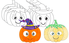 Papel de Halloween - Manualidades de Halloween - 10doigts.fr