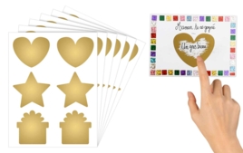 Pegatinas para Rascar - Pegatinas, gomets y stickers - 10doigts.fr