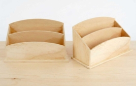 Objetos de madera para la oficina - Soportes de madera - 10doigts.fr