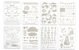 Story Stencils - Stencils: the ideal tool to get started with painting - 10doigts.fr