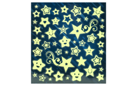 Gomets fosforescentes - Pegatinas, gomets y stickers - 10doigts.fr
