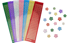 Gomets Flores, Frutas y Verduras - Pegatinas, gomets y stickers - 10doigts.fr