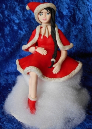 fille du pere noel - Pâques, Noël - 10doigts.fr