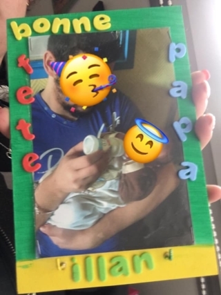 Accroche porte clés - Fêtes des pères et mères - 10doigts.fr