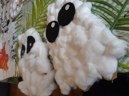 Création de fantôme avec du carton et du coton - Divers - 10doigts.fr