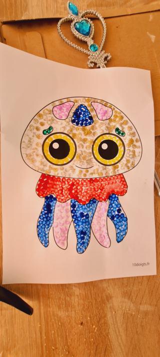 Peinture au coton tige - 10doigts.fr