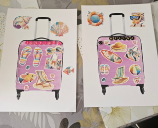 Travel suitcase - 10doigts.fr