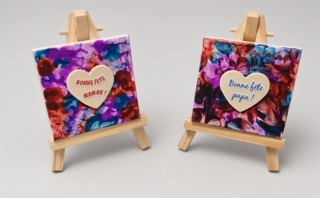 Mini canvas for Parents' Day - 10doigts.fr