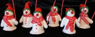 Marque places Ourson de Noël - Déco de la table - 10doigts.fr