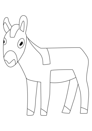 Ane 02 - Coloreados de animales - Coloriages - 10doigts.fr