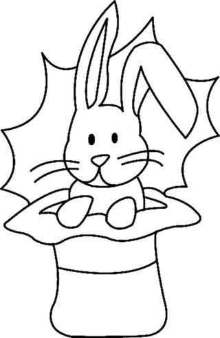 Conejo02 - Coloreados de animales - Coloriages - 10doigts.fr