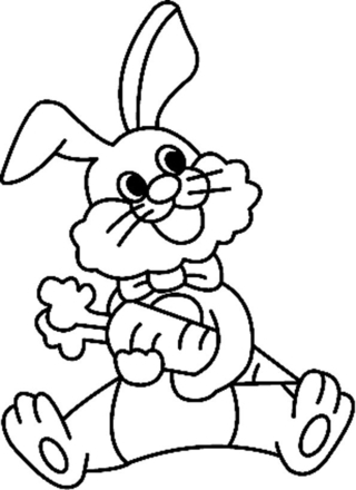 Conejo07 - Coloreados de animales - Coloriages - 10doigts.fr