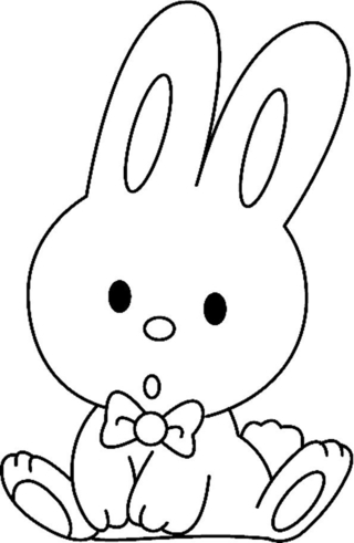 Conejo09 - Coloreados de animales - Coloriages - 10doigts.fr
