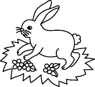 Conejo17 - Coloreados de animales - Coloriages - 10doigts.fr