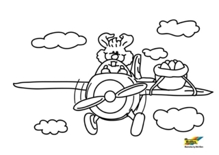 Conejo48 - Coloreados de animales - Coloriages - 10doigts.fr