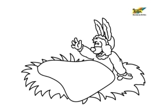 Conejito55 - Coloreados de animales - Coloriages - 10doigts.fr