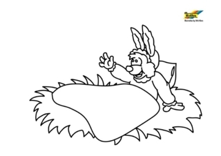 Conejo59 - Coloreados de animales - Coloriages - 10doigts.fr