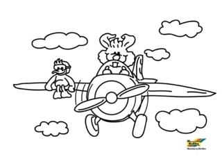 Conejo64 - Coloreados de animales - Coloriages - 10doigts.fr