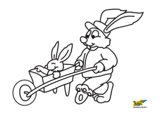 Lapin67 - Coloreados de animales - Coloriages - 10doigts.fr