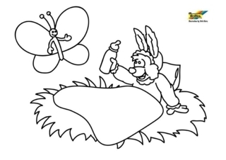 Conejo72 - Coloreados de animales - Coloriages - 10doigts.fr
