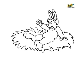 Conejo74 - Coloreados de animales - Coloriages - 10doigts.fr