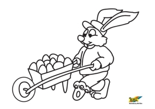 Conejo77 - Coloreados de animales - Coloriages - 10doigts.fr