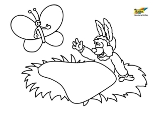 Conejo82 - Coloreados de animales - Coloriages - 10doigts.fr
