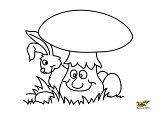 Conejo84 - Coloreados de animales - Coloriages - 10doigts.fr