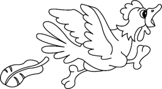 Gallina 07 - Coloreados de animales - Coloriages - 10doigts.fr