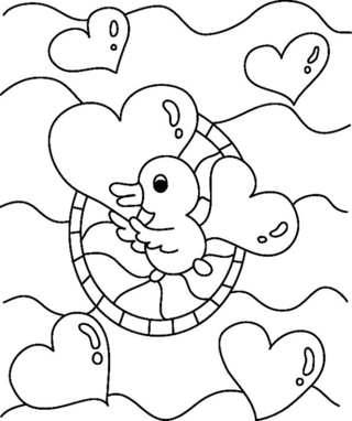 Pollito 02 - Coloreados de animales - Coloriages - 10doigts.fr