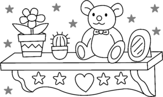 Bear 02 - Animal coloring pages - Coloriages - 10doigts.fr