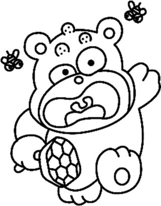 Teddy Bear 029 - Animal coloring pages - Coloriages - 10doigts.fr