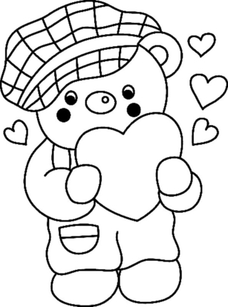 Little Bear 036 - Animal coloring pages - Coloriages - 10doigts.fr