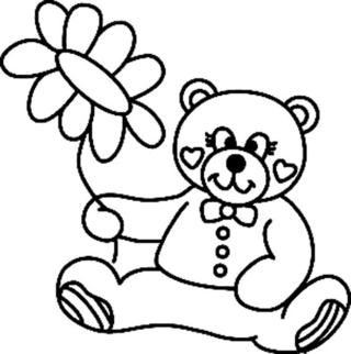 Bear 057 - Animal coloring pages - Coloriages - 10doigts.fr