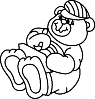 Bear 071 - Animal coloring pages - Coloriages - 10doigts.fr