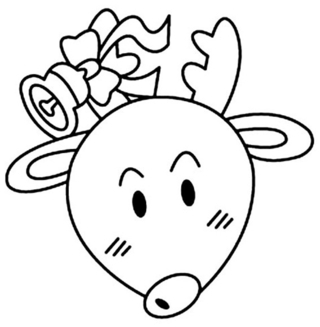 Reindeer 04 - Animal coloring pages - Coloriages - 10doigts.fr