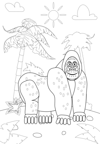 Animales-selva11 - Coloreados de animales - Coloriages - 10doigts.fr