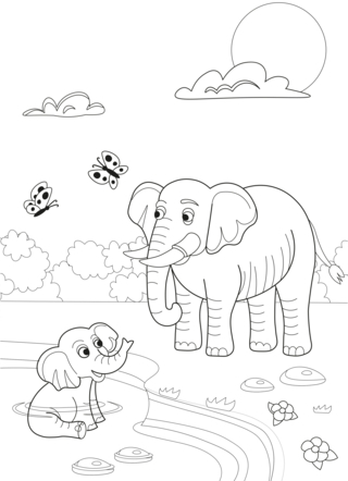 Animales-jungla14 - Coloreados de animales - Coloriages - 10doigts.fr