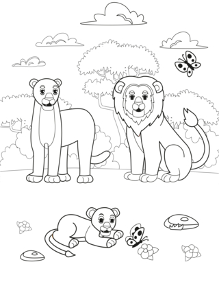 Animales-selva15 - Coloreados de animales - Coloriages - 10doigts.fr