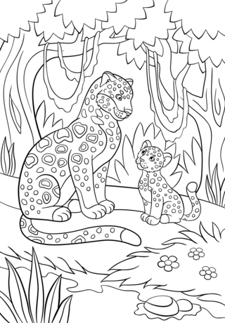 Animales-selva6 - Coloreados de animales - Coloriages - 10doigts.fr