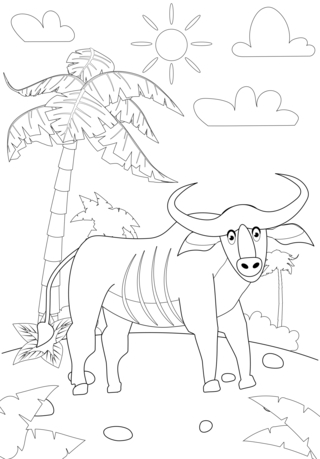 Animales-sabana8 - Coloreados de animales - Coloriages - 10doigts.fr