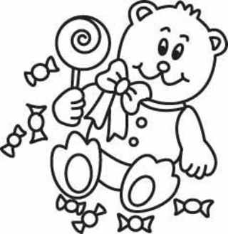 Osito 07 - Coloreados de animales - Coloriages - 10doigts.fr