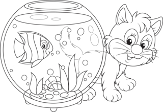 Animales domésticos1 - Coloreados de animales - Coloriages - 10doigts.fr